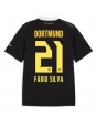 Moški Nogometna dresi replika Borussia Dortmund Fabio Silva #21 Gostujoči 2026-27 Kratek rokav Moški Nogometna dresi replika Borussia Dortmund Fabio Silva #21 Gostujoči 2026-27 Kratek rokav